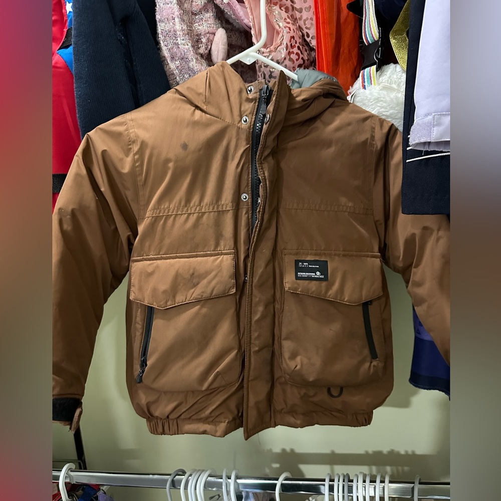 Little boys Zara puffer jacket size 6